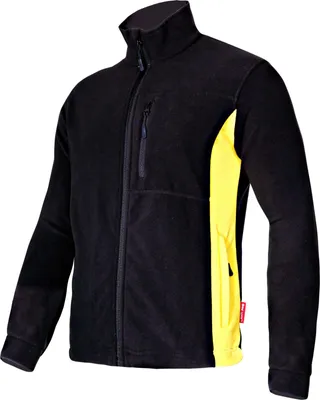 Produktbild von Fleece-Sweatshirt. Schwarz und Gelb, "2XL", CE, Lahti