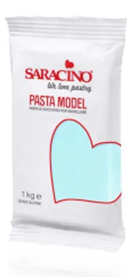 Image de Pâte à modeler bleu clair "Light Baby Blue", 1 kg, marque Saracino