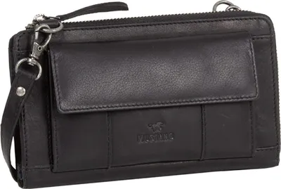Produktbild von MUSTANG Leder Geldbörse Umhängetasche Salamanca Tome Wallet Bag Black schwarz