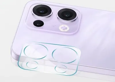 Obrázok produktu pre Ochranné sklo pre zadný fotoaparát Oppo Reno 13 Pro 5G – kompletná ochrana, priehľadné