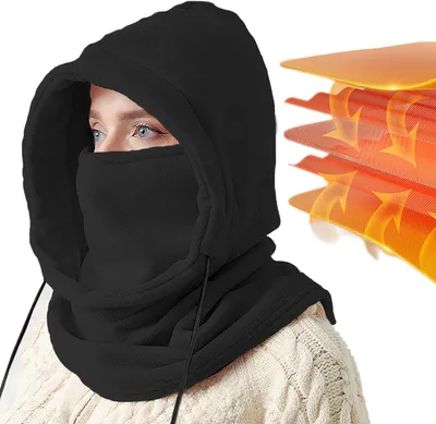 Produktbild von Verstellbare, winddichte Skimütze, Winter-Sturmhaube für Damen/Herren, Radfahren, Motorradfahren, kaltes Wetter.