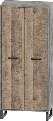 Produktbild von nabbi Zweitürig Kleiderschrank Bova W-2D - Sandeiche / Woodcon