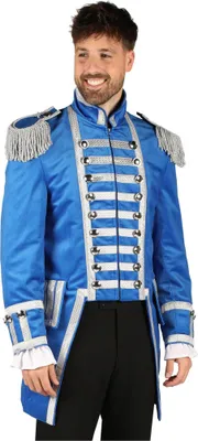 Produktbild von Gardejacke für Herren blau-silber Größe: L