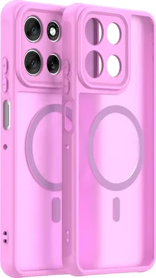 Produktbild von Magsafe Handyhülle für Motorola Moto G56 Matt Case Schutzhülle Kratzfest Magnet Hülle Moto G56 Pink