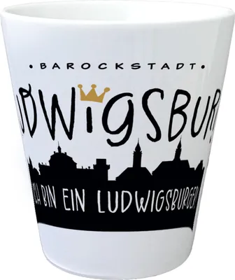 Produktbild von Ludwigsburg Skyline Blumentopf - Bin ein Ludwigsburger