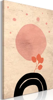 Produktbild von Italienischer Leinwand Leinwandbild - Circular Bridge (1 Part) Vertical 20x30 cm Abstrakt a-A-0649-b-a
