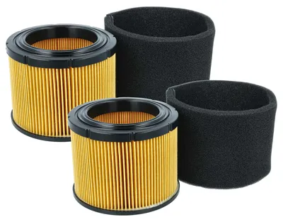 Produktbild von vhbw 4x Filter kompatibel mit Kawasaki FJ180V Motor für Rasenmäher - 2x Schaumfilter, 2x Luftfilter