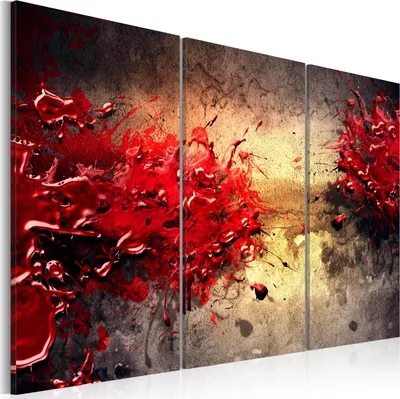 Produktbild von Modernes Wandbild 020201- 13 (120x80) - 3 Teilig Bilder Fotografie auf Vlies Leinwand Foto Bild Dekoration Wand Bilder Kunstdruck Abstrakt