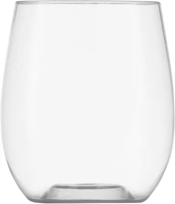 Productafbeelding van Plastic wijnglazen 355 ml, 24 stuks, voor feestjes, herbruikbaar, transparant