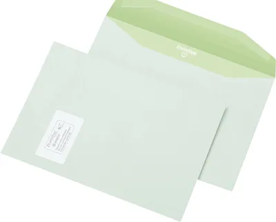 Produktbild von Envirelope® 30005331 Kuvertierumschlag - C4 , gummiert, 90 g/qm, mit Fenster, 500 Stück