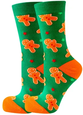 Produktbild von Musthaves – Christmas Socks / Weihnachts-Socken Uni – Einheitsgröße Gr. 38 -45 - Lebkuchenman