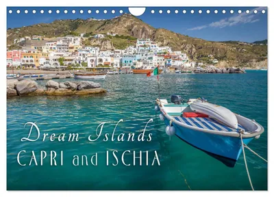 Produktbild von Trauminseln Capri und Ischia (Wandkalender 2027, DIN A4, Querformat), CALVENDO 12-Monats-Wandkalender