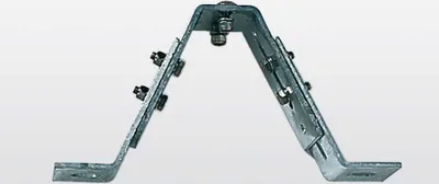 Produktbild von Günzburger Steigtechnik Wandhalter verstellbar Stahl verzinkt 115 - 173 mm für Einholmleiter - 077538