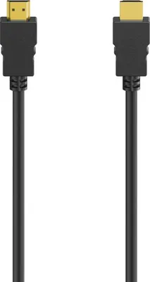 Immagine prodotto di Hama 00305007 Cavo HDMI ad alta velocità 4K, maschio - maschio, Ethernet, 1,5 m, placcato oro