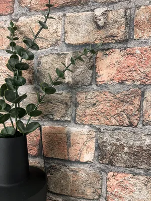 Produktbild von NEWROOM Tapete Odion Beige Orange Vliestapete - Modern Stein Ziegelstein  Germany