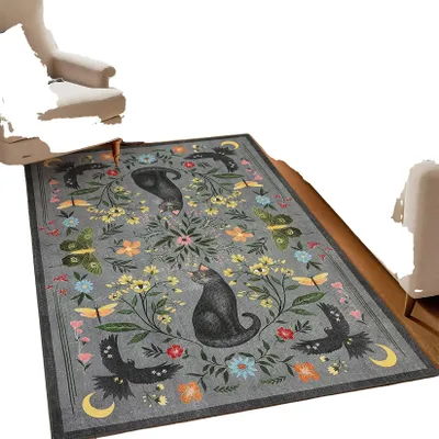 Image de Tapis de sol antidérapant, résistant aux salissures, gris, 160 x 230 cm