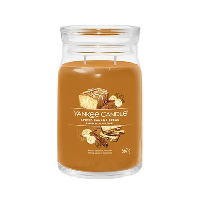 Produktbild von Yankee Candle Spiced Banana Bread Signatur Kerze 567 g