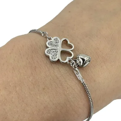 Image de Bracelet en argent 925 Trusky Bracelet Trèfle