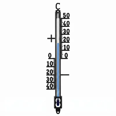 Produktbild von Metall Außenthermometer 18cm Temperaturmessbereich -40 bis +50°C Analog Thermometer für Garten Außen Balkon Innen Gartenthermometer Schauthermometer