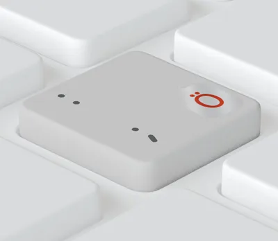 Produktbild von Deutsche Tastaturaufkleber 5x6mm transparent matt | rote Keyboard Sticker für helle Tastaturen