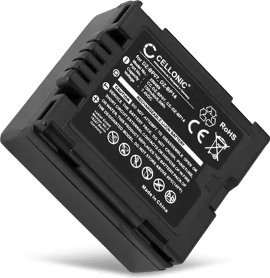 Produktbild von CELLONIC 1x Akku für Kamera Kompatibel mit Panasonic VDR-D250, NV-GS320, NV-GS500, CGA-DU06 - (750mAh, 7.4V)
