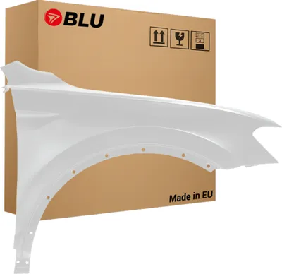Image de BLU Aile Compatible avec VW Volkswagen Tiguan II LC9A Droite Weiss Pure weiss | 20016-2020 | Avant | Peint| Prêt à Monter | Acier