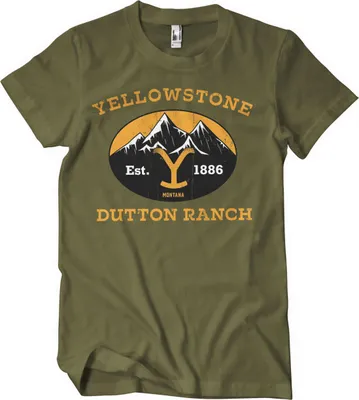 Produktbild von Dutton Ranch Montana - Est. 1883 T-Shirt - Small - Olive