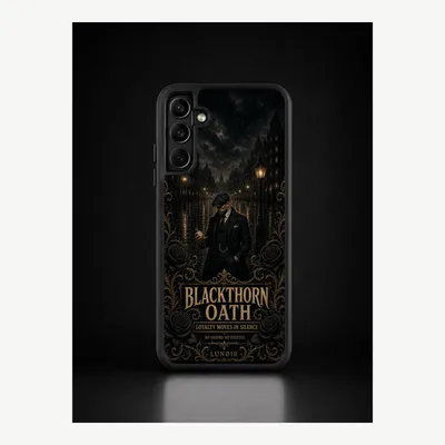 Immagine prodotto di Custodia per Samsung S22 Plus, cover protettiva per cellulare con motivo "Schwarzdorn" – LUNØIR ©