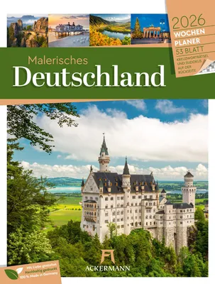 Produktbild von Malerisches Deutschland Wochenplaner Kalender 2026