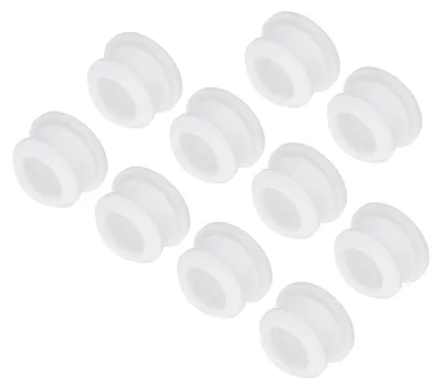 Silikon-Verschlussstopfen, 14 mm, weiß, 10 Stück