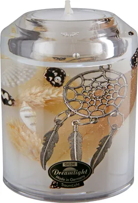 Produktbild von Moderner Teelichthalter Windlichthalter aus Glas gold Durchmesser 7 cm * Germany*