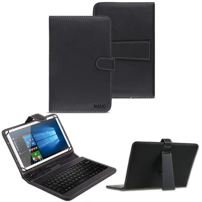 Produktbild von Tastatur Tasche für 10 - 10.1 - 11 Zoll Keyboard Hülle QWERTZ Cover SchutzhülleTablet Modell für:Jay-Tech X10F1