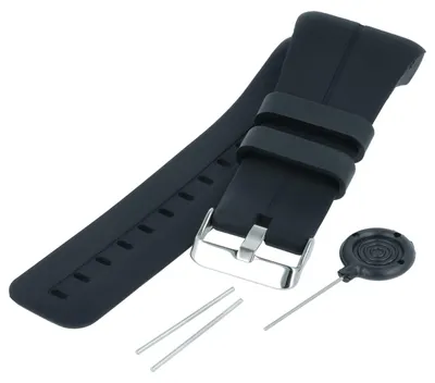Produktbild von vhbw TPE Ersatz Armband kompatibel mit Polar M430, M400 Fitnessuhr, Smartwatch - 9,0cm + 12,2 cm schwarz