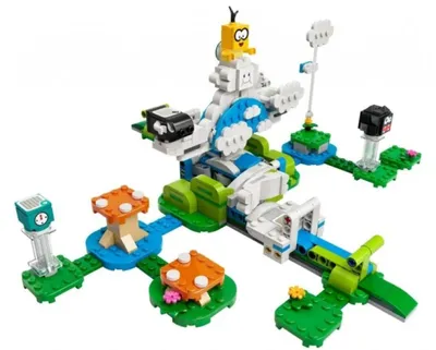 Productafbeelding van LEGO 71389 Super Mario Lakitu's Wolkenwereld – Uitbreidingsset, bouwbaar kinderspeelgoed om te verzamelen, cadeau-idee