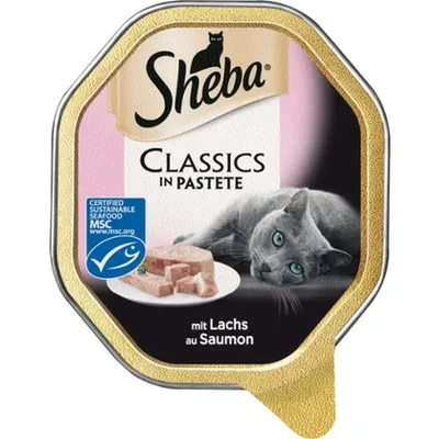 Produktbild von Sheba Classics Lachs, 85g, Adult, jede Rasse, Lachs, 85 g