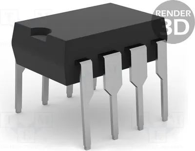 Produktbild von 2x Optokoppler   THT Uce: 80V ISP321-2X Optokoppler - ausgang Kanäle: 2