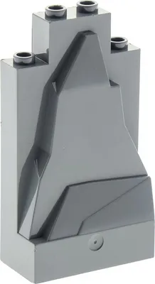 Immagine prodotto di 1x Lego Felsen Panele 2x4x6 neu-dunkel grau Stein 33458 54782 57512 47847