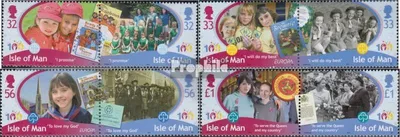 Produktbild von Briefmarken GB - Isle of Man 2010 Mi 1591-1598 Paare (kompl.Ausg.) postfrisch Pfadfinderinnen