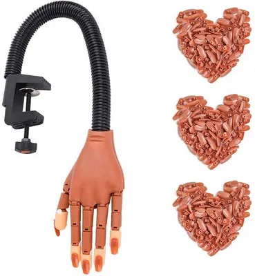 Productafbeelding van Acrylnagelset - 300 stuks - Kunstnagels - Nageltraining - Flexibele oefenset