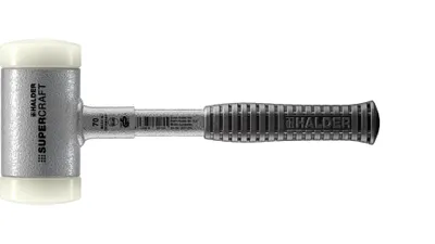 Produktbild von HALDER SUPERCRAFT - Schonhammer rückschlagfrei mit bruchsicherem Stahlrohrstiel, Nylon