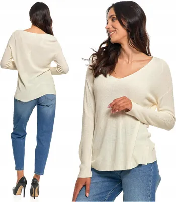 Produktbild von Dünne Damen SWEAR Locker gestrickt Viskose Elegant Klassisch MORAJ XXL