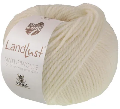 Produktbild von Lana Grossa - Landlust Naturwolle 0001 wollweiß
