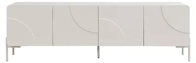 Produktbild von 4-türiger TV-Schrank aus MDF – Beige – ZELINARO