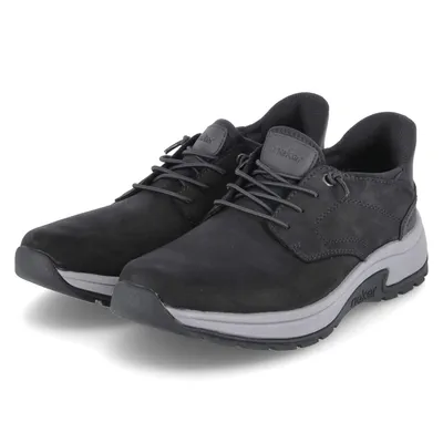 Produktbild von Rieker Herren Halbschuhe/ Slipper READY2GO Schwarz Leder-Textil-Mix sportlichGröße:44