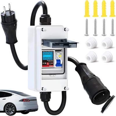 Digitaler Stromverbrauchsmesser 80A 230V IP65 wasserdicht