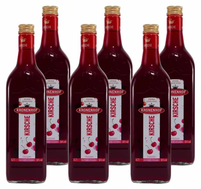 Produktbild von Kronenhof Kirsch Likör (6 x 0,7L)