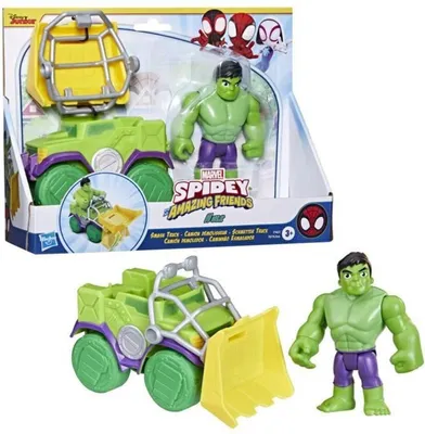 Image de Hasbro - Zestaw Figurków Marvel Spidey z Hulk Wrecking Truck