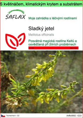 Obrázek produktu pro SAFLAX Garden to go - sladký jetel - Melilotus officinalis - 250 Semena - S květináčem, klimatickou poklicí a pěstebním substrátem