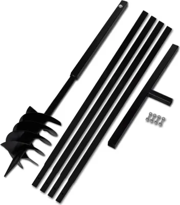 Obrázek produktu pro Zemní vrták s rukojetí 180 mm, s nástavci 5 m, ocel