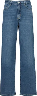Produktbild von Comma Damen Jeans Straight Leg elastisch 5-Pocket mittlere Waschung Blau Gr. 42